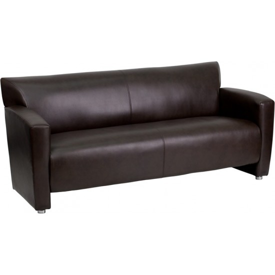 Brown LeatherSoft Sofa