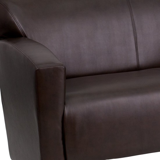 Brown LeatherSoft Sofa