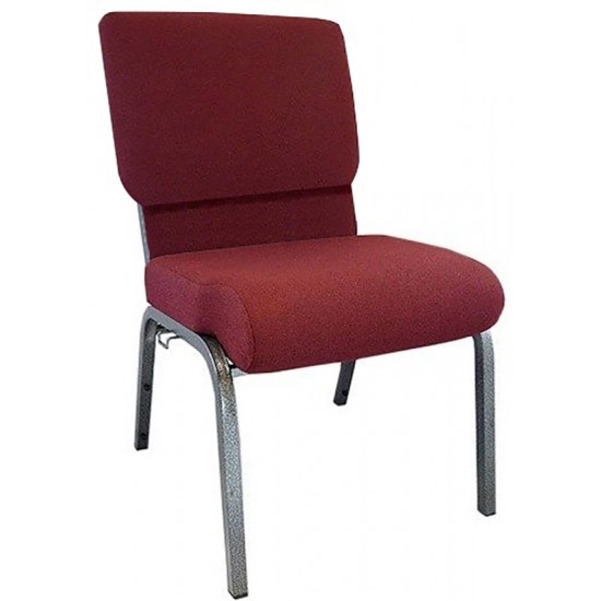 Advantage Maroon Church Chair 20.5 in. Wide