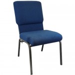 Advantage Navy Church Chairs 18.5 in. Wide