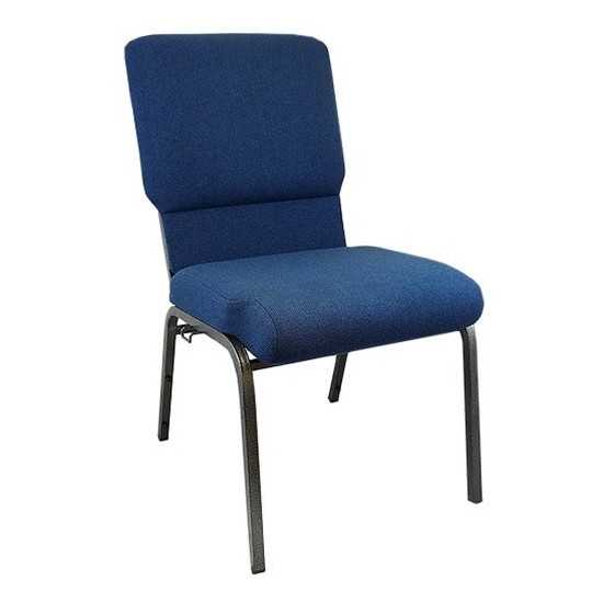 Advantage Navy Church Chairs 18.5 in. Wide