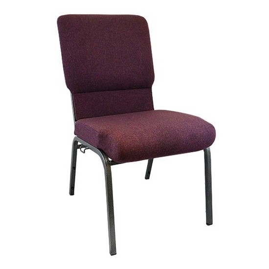 Advantage Grape / Amethyst Church Chairs 18.5 in. Wide