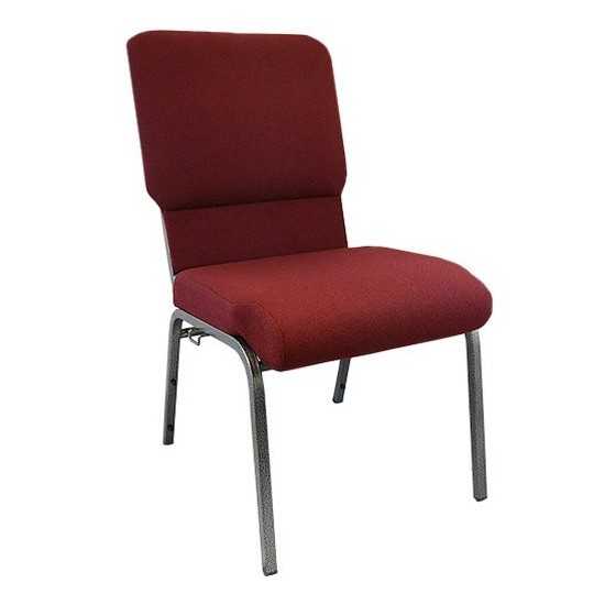 Advantage Maroon Church Chairs 18.5 in. Wide