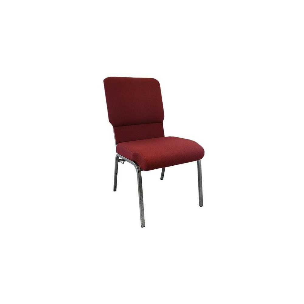 Advantage Maroon Church Chairs 18.5 in. Wide