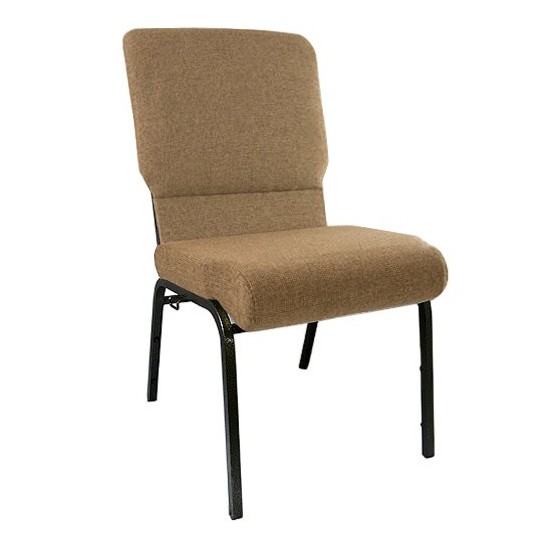 Advantage Mixed Tan Church Chairs 18.5 in. Wide