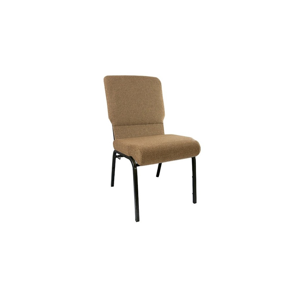 Advantage Mixed Tan Church Chairs 18.5 in. Wide