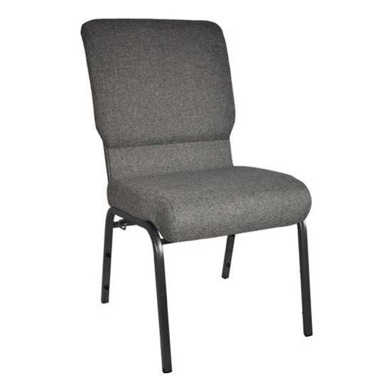 Advantage Charcoal Gray Church Chair 18.5 in. Wide