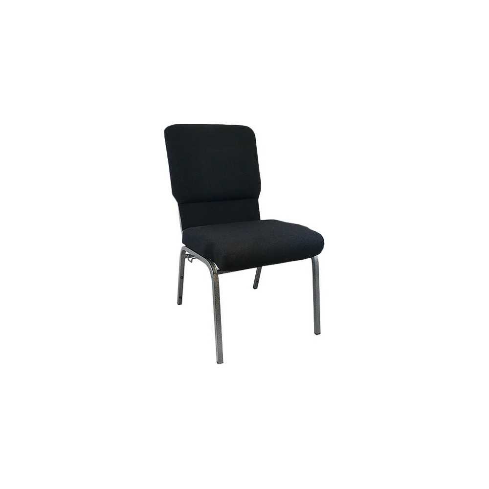 Advantage Black Church Chair 18.5 in. Wide Advantage Black Church Chair 18.5 in. Wide