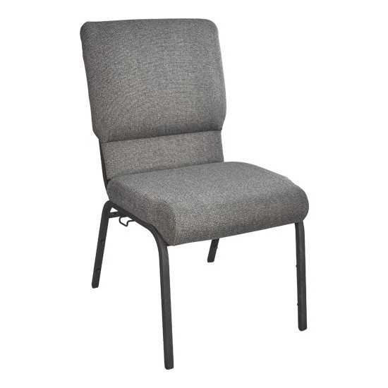 Advantage Fossil Church Chair with Book Rack 18.5 in. Wide