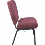 Advantage Signature Elite Maroon Church Chair - 20 in. Wide