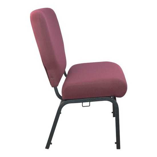 Advantage Signature Elite Maroon Church Chair - 20 in. Wide