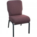 Advantage Signature Elite Black Cherry Church Chair - 20 in. Wide