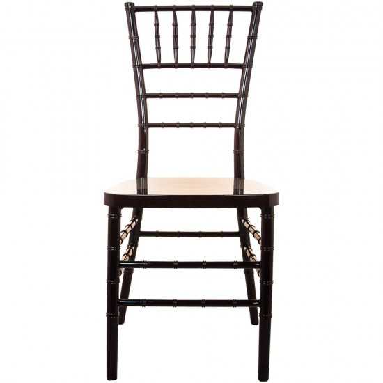 Advantage Mahogany Resin Chiavari Chair