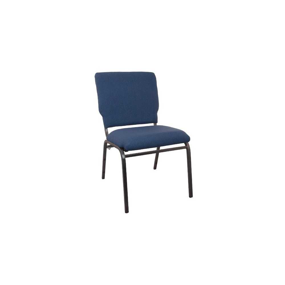 Advantage Navy Multipurpose Church Chairs - 18.5 in. Wide
