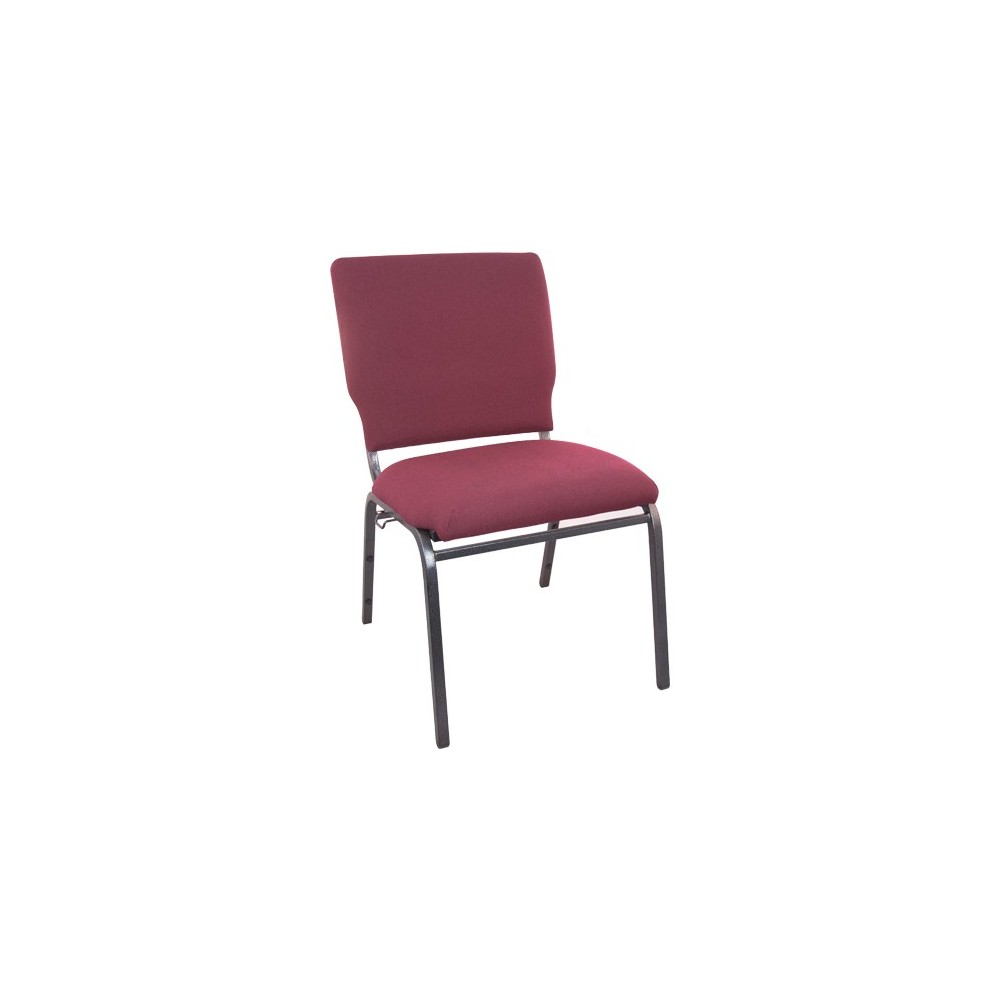 Advantage Maroon Multipurpose Church Chairs - 18.5 in. Wide