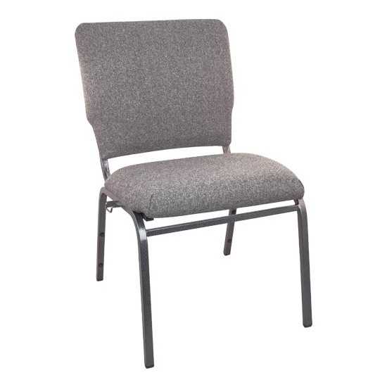 Advantage Charcoal Gray Multipurpose Church Chairs - 18.5 in. Wide
