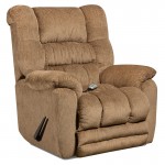 Massaging Temptation Fawn Microfiber Rocker Recliner with Heat Control