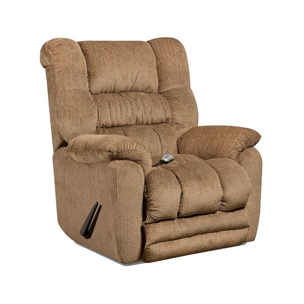 Massaging Temptation Fawn Microfiber Rocker Recliner with Heat Control Massaging Temptation Fawn Microfiber Rocker Recliner with Heat Control