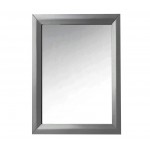 24 in. Framed Mirror in Sapphire Gray