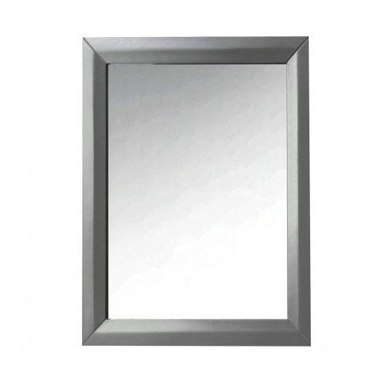 24 in. Framed Mirror in Sapphire Gray