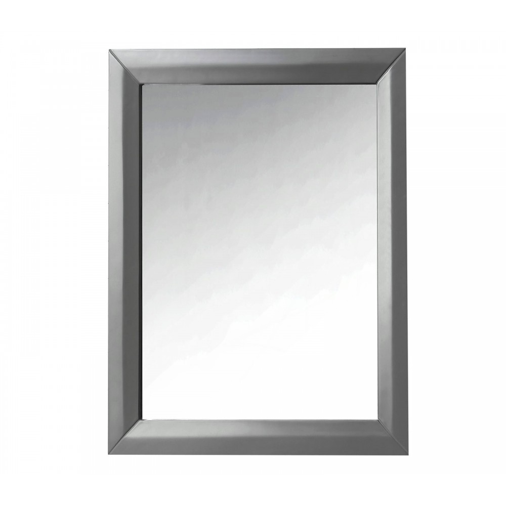 24 in. Framed Mirror in Sapphire Gray