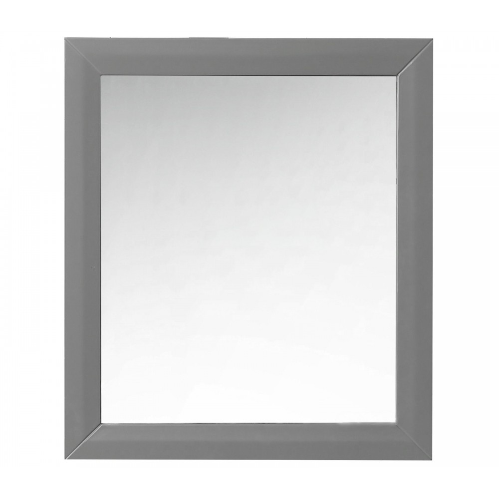 28 in. Framed Mirror in Heritage Blue