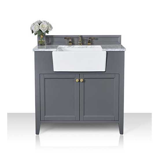 Adeline 36 in. Bath Vanity Set in Sapphire Gray