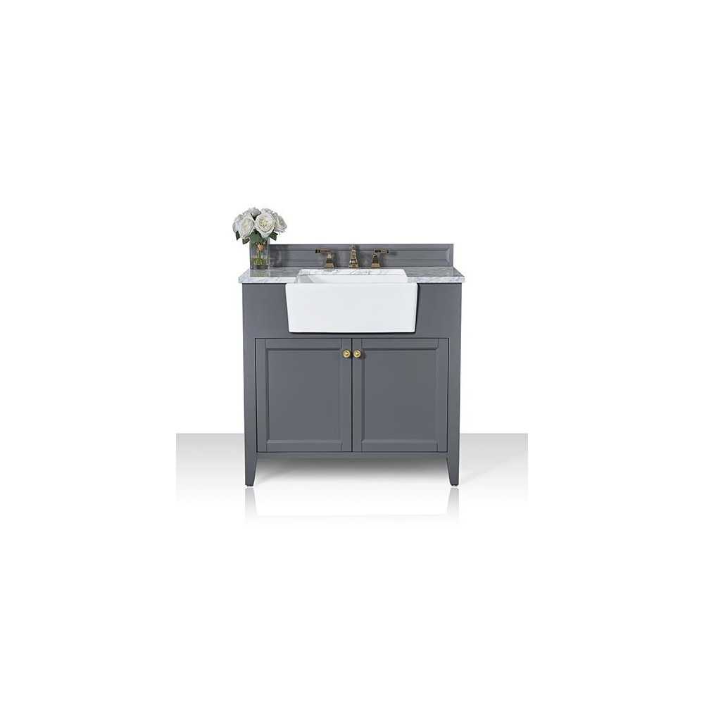 Adeline 36 in. Bath Vanity Set in Sapphire Gray