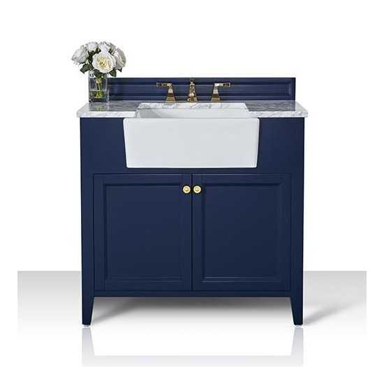 Adeline 36 in. Bath Vanity Set in Heritage Blue