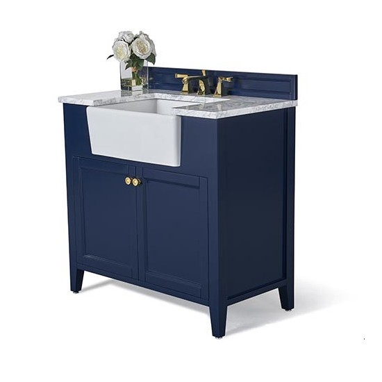 Adeline 36 in. Bath Vanity Set in Heritage Blue