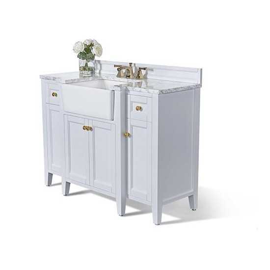 Adeline 48 in. Bath Vanity Set in White