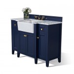 Adeline 48 in. Bath Vanity Set in Heritage Blue