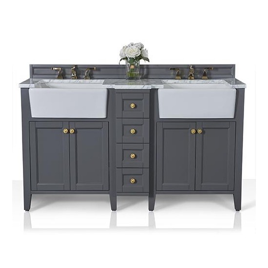 Adeline 60 in. Bath Vanity Set in Sapphire Gray