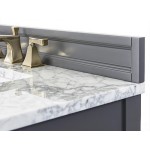 Adeline 60 in. Bath Vanity Set in Sapphire Gray