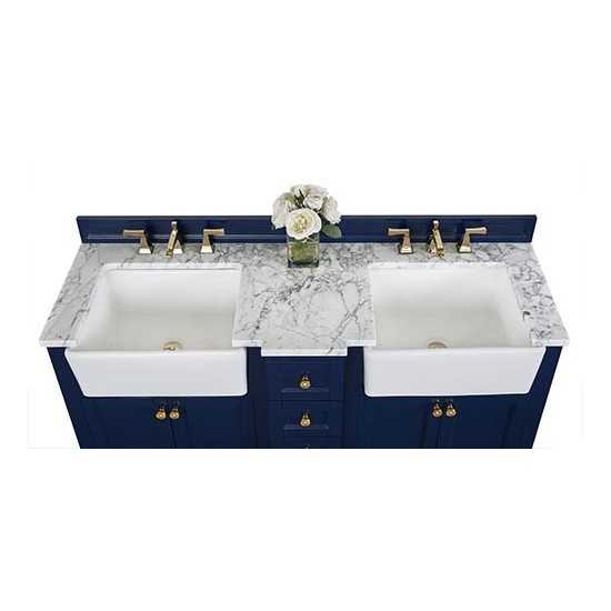 Adeline 60 in. Bath Vanity Set in Heritage Blue