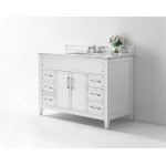 Aspen 48 in. Bath Vanity Set in White