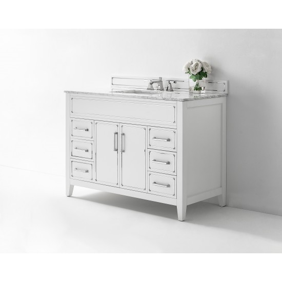 Aspen 48 in. Bath Vanity Set in White