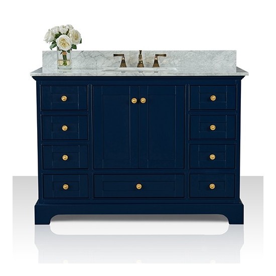 Audrey 48 in. Bath Vanity Set in Heritage Blue