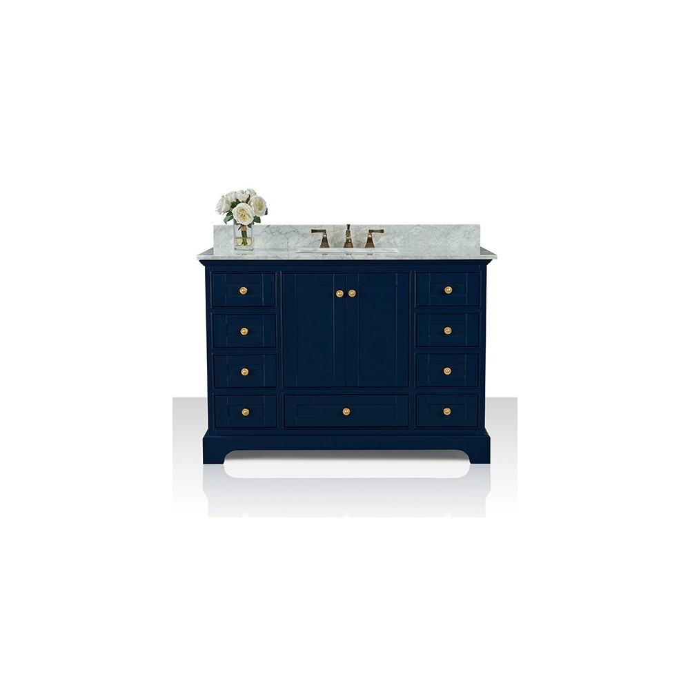 Audrey 48 in. Bath Vanity Set in Heritage Blue