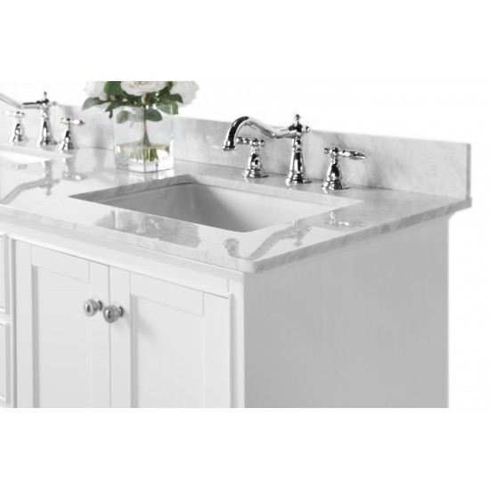 Audrey 60 in. Bath Vanity Set in White