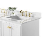 Audrey 60 in. Bath Vanity Set in White