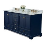 Audrey 72 in. Bath Vanity Set in Heritage Blue