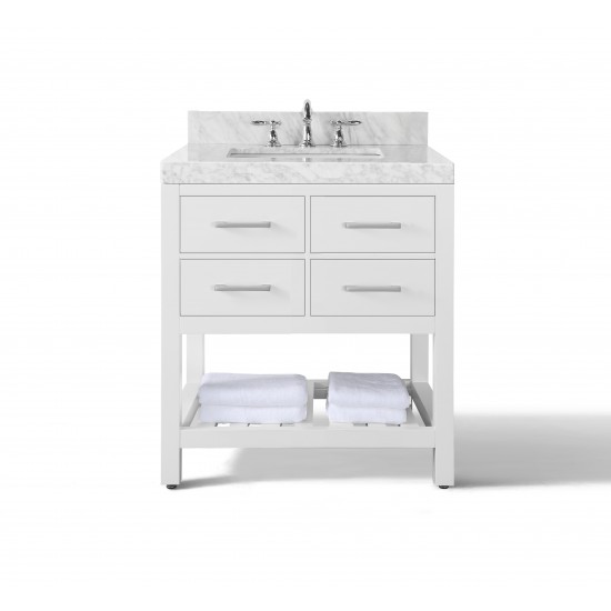 Elizabeth 36 in.Bath Vanity Set in White