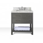 Elizabeth 36 in.Bath Vanity Set in Sapphire Grey