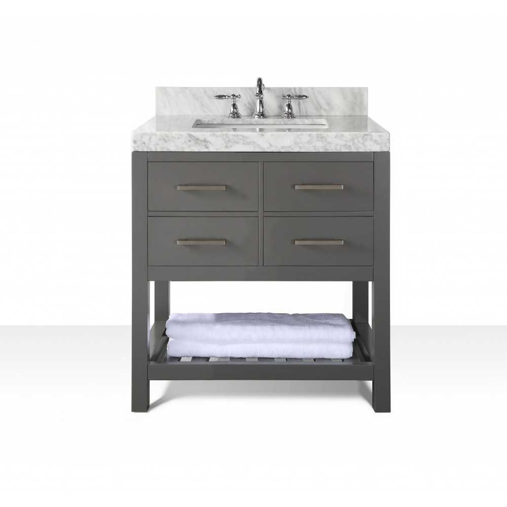 Elizabeth 36 in.Bath Vanity Set in Sapphire Grey