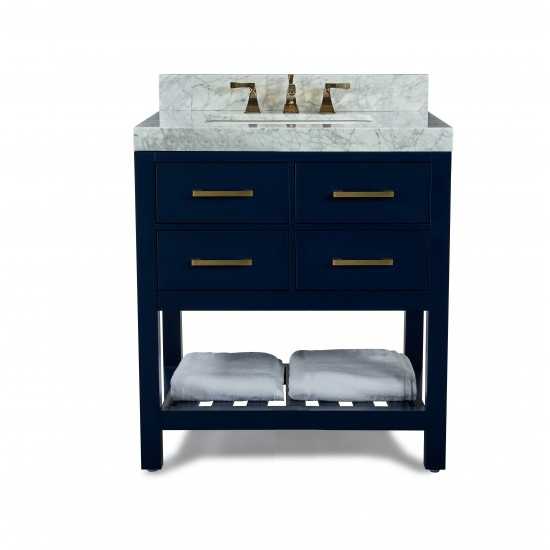 Elizabeth 36 in.Bath Vanity Set in Heritage Blue