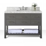 Elizabeth 48 in. Bath Vanity Set in Sapphire Gray