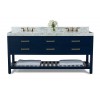 Elizabeth 72 in. Bath Vanity Set in Heritage Blue