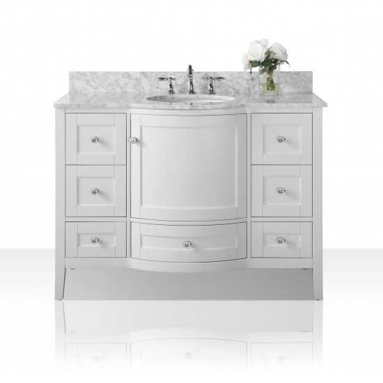 Lauren 48 in. Bath Vanity Set in White