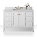 Maili 48 in. Bath Vanity Set in White